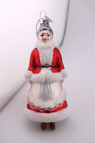 Glass mrs christmas - glass,