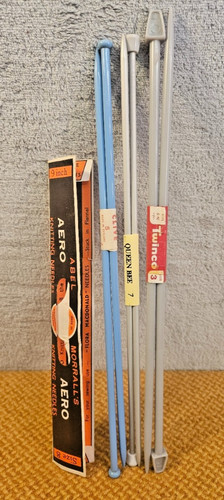 50s vintage knitting needles - knitting,
