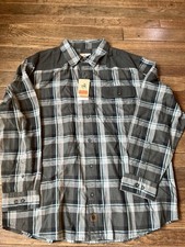 NWT  Legendary Whitetails Midnight Chalet Flannel Charcoal Pacific Plaid 2XL