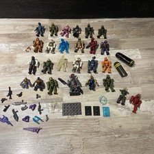 Halo Mega Construx Bloks mini figures bundle x24 & accessories/weapons