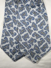 Vintage blue paisley print