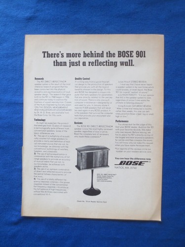 Bose 901 speakers magazine - bose,