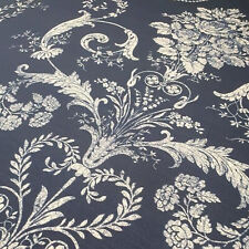 Genuine Laura Ashley Josette Midnight Curtain & Upholstery Fabric
