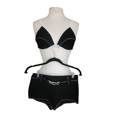 VTG 60s Black White Bikini Set