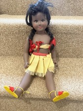 Vintage 50s ethnic black doll