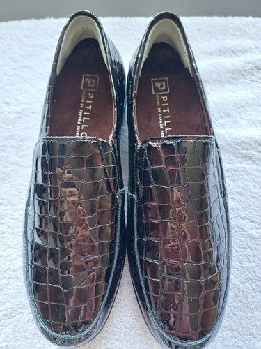 Pitillos spain burgundy croc - burgundy,