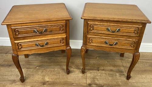 Pair bedside tables vintage - bedside,