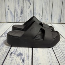 Crocs Getaway Platform H-Strap Ladies Sandals Slides UK 5