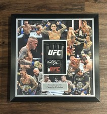 Dustin Poirier Signed Framed