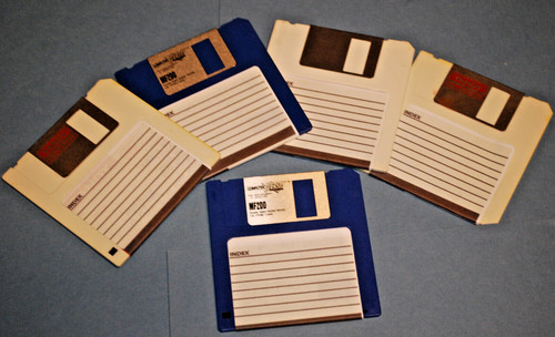 Single floppy disk 5 inch - 3.5,