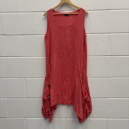 Vanucci italian linen tunic - linen,