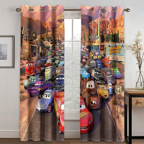 Size custom curtain - custom, -cars06-