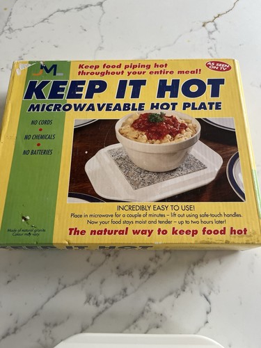 Keep hot microwavable - keep, it
