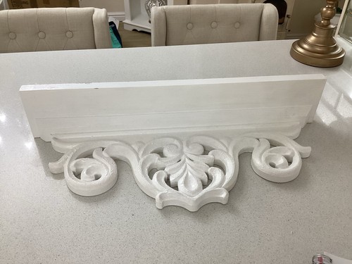 Shabby chic wall shelf - wall,
