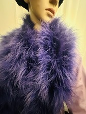 Vtg 70s Ostrich Feather Boa