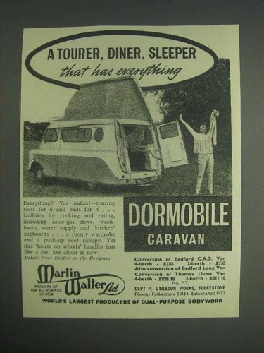 1959 marlin walter dormobile - walter,