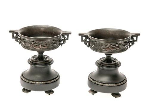 Pair antique french cast - pair,