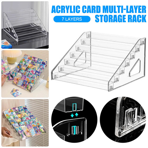 Tier clear plastic collector - 7-tier,