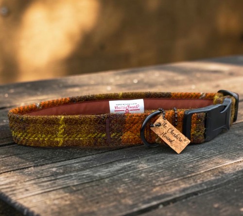 Harris tweed handmade dog - tweed,