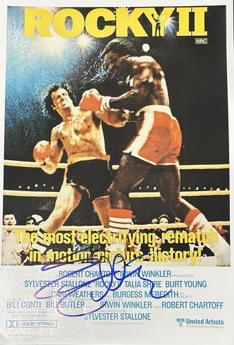 Sylvester stallone signed - sylvester,