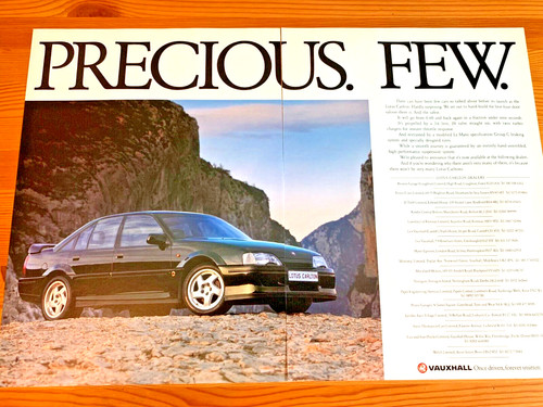 Lotus carlton 1990s - lotus,