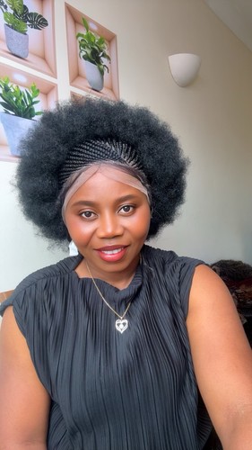 African braids glueless full - african,