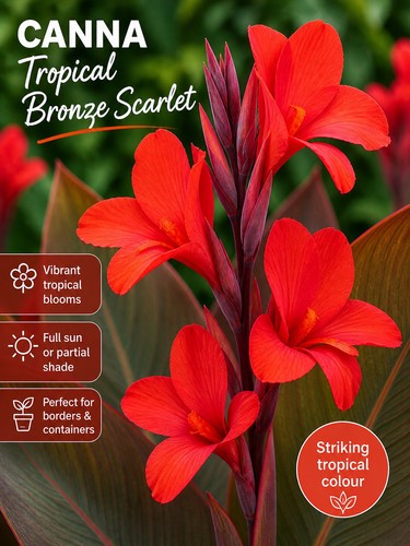 Canna tropical bronze - ‘tropical,