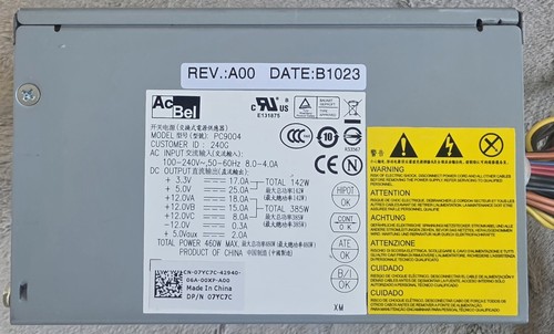 Acbel 460w atx power supply - acbel,