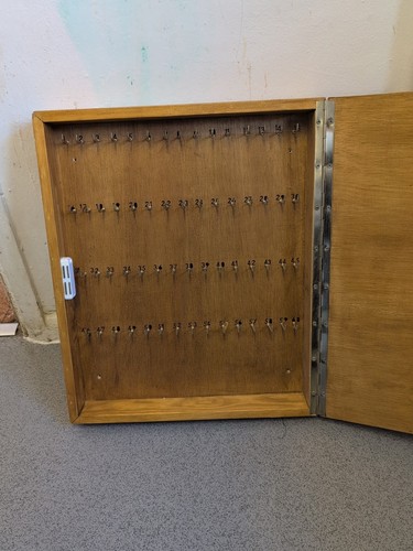 Wooden key cabinet vintage - wooden,
