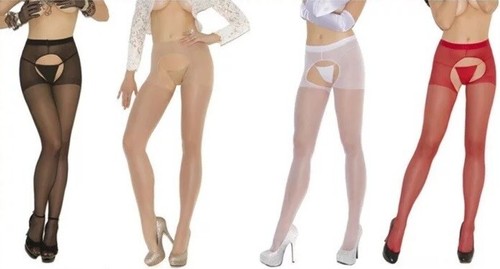 Sexy sheer open crotch - sexy,