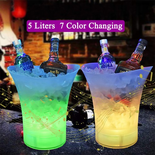 Led ice bucket colour - ice,
