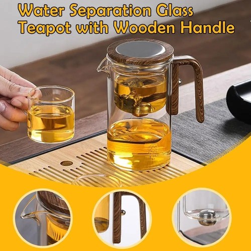 Magnetic glass teapot with - magnetic,