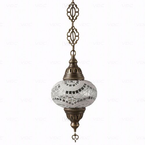 White turkish mosaic - white,