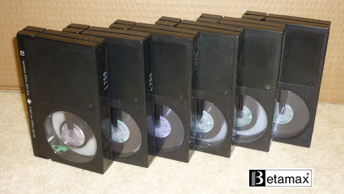 Job lot used sony 750 - used, beta