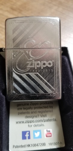 Zippo 80th anniversary lighter - zippo,