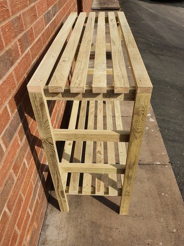 Wooden greenhouse potting - wooden,