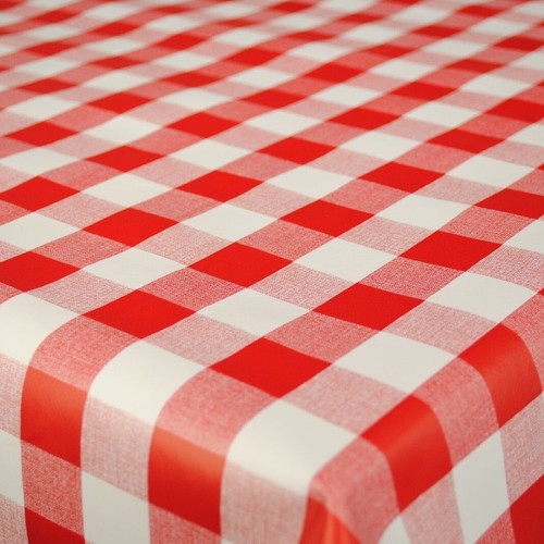 160cm wide red gingham - 160cm,