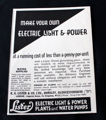 1936 advert lister - 1936,
