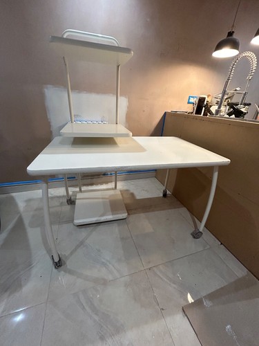 Ikea white desk lukas - white,