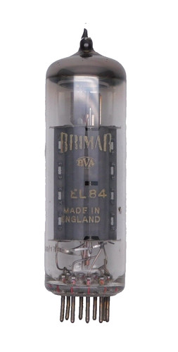 Brimar england el84 6bq5 valve - brimar,