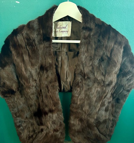 Vintage dark brown mink - mink, fur