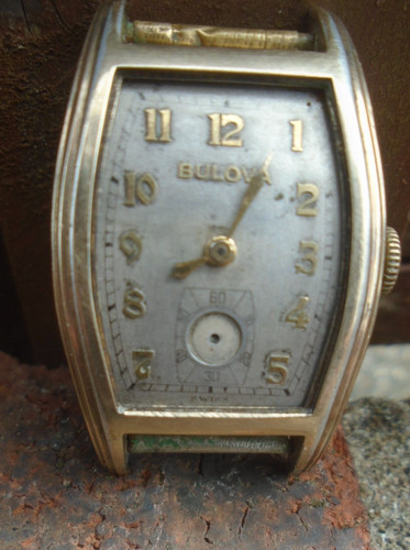 Vintage bulova curved tank - bulova, curved,tank