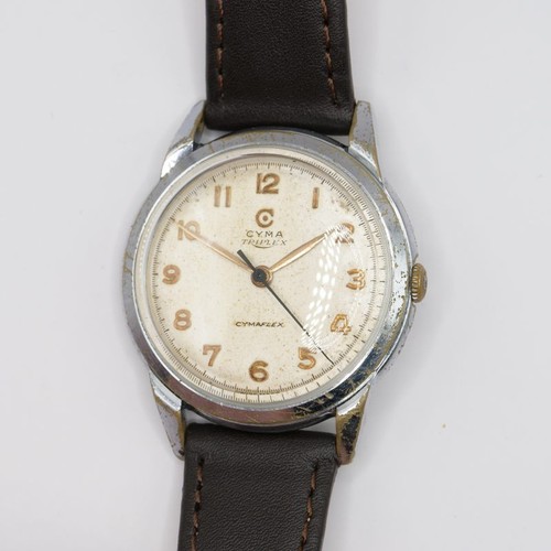 Men vintage cyma triplex - vintage,