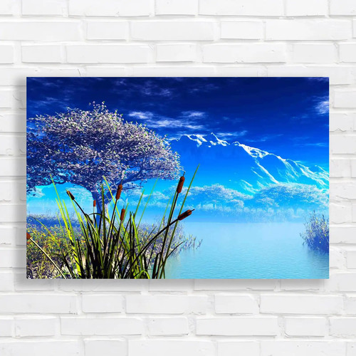 Mountain lake tree - mountain,