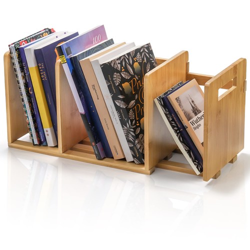 Bamboo desktop bookshelf - desktop,