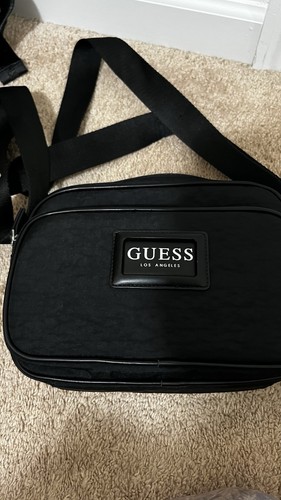 Guess black logo - logo, crossbody