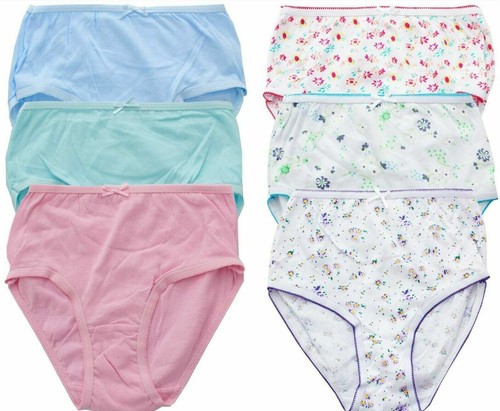 Girls 100 cotton briefs - girls,