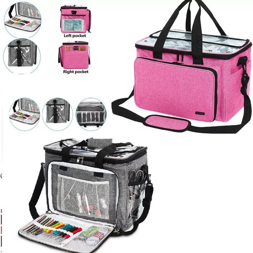 Portable knitting tote - tote, bag