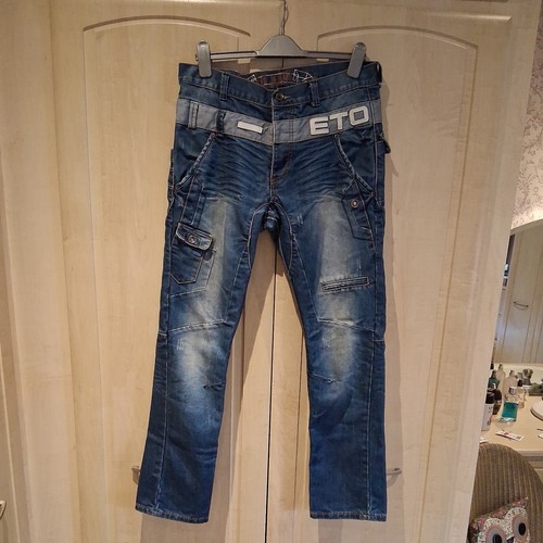 Eto 9901 mens blue - denim, jeans