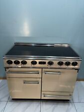 FALCON CERAMIC 110CM RANGE COOKER IN CREAM AND CHROME. Ref--ED220